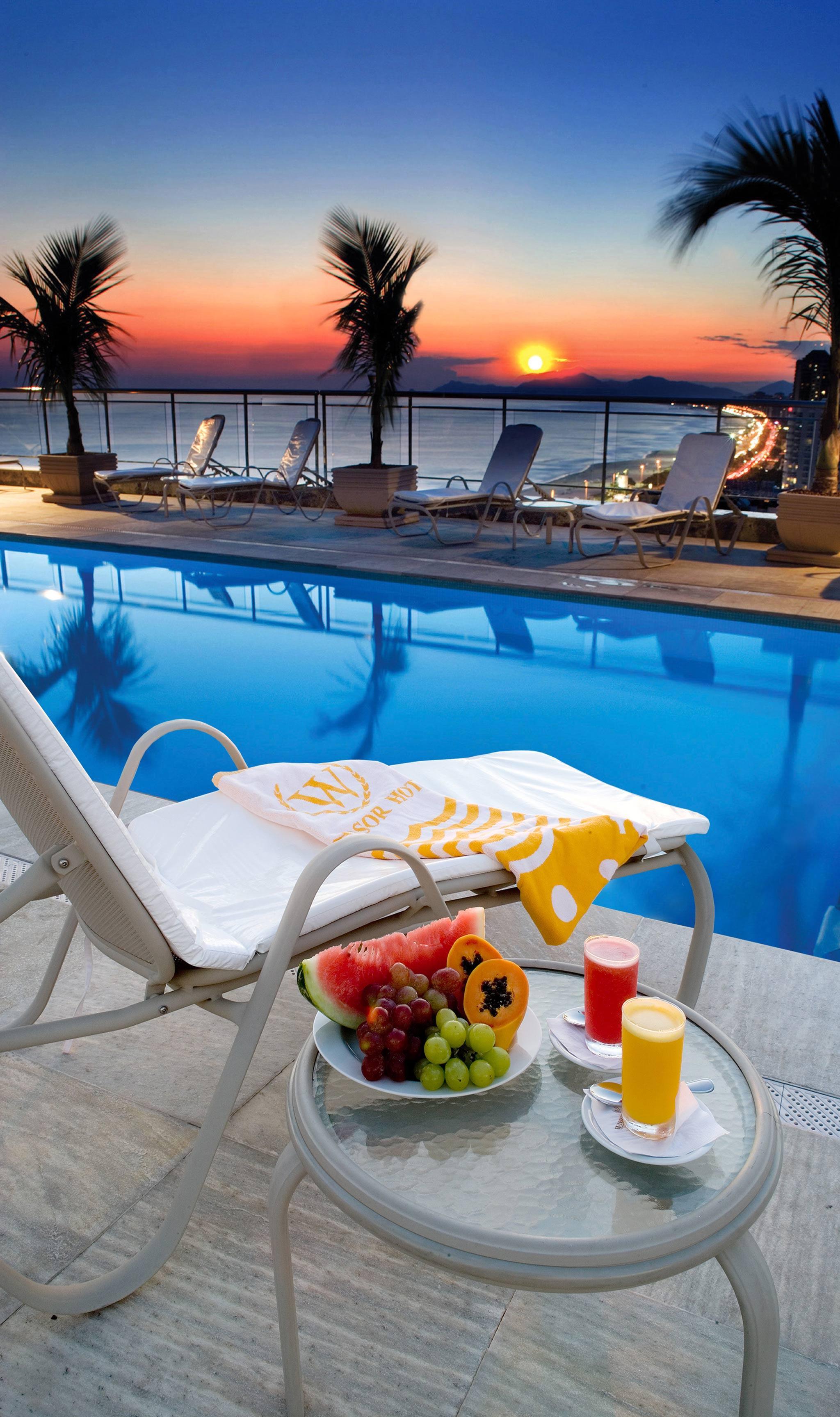 Windsor Barra Hotel Rio de Janeiro Esterno foto The pool at the hotel