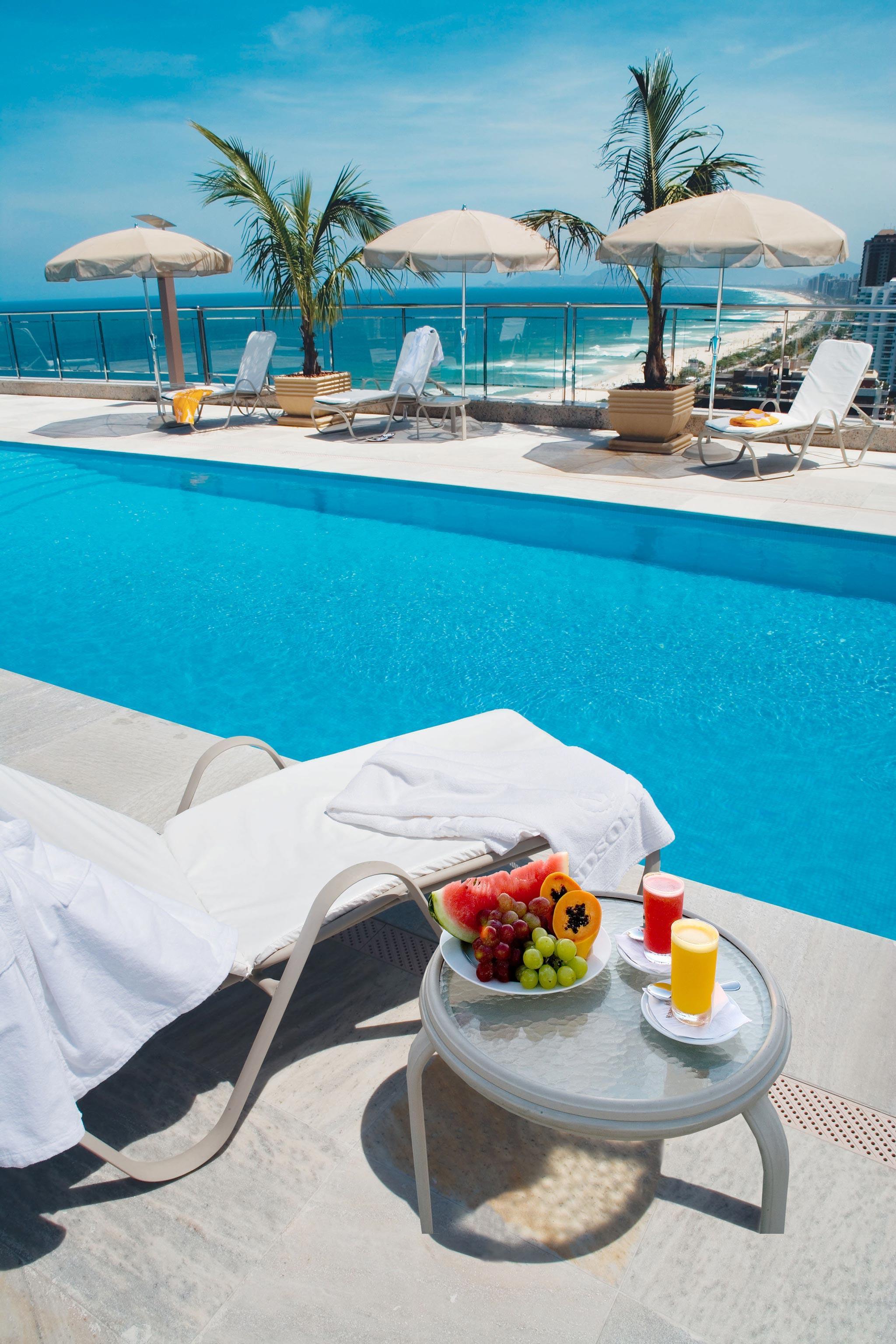 Windsor Barra Hotel Rio de Janeiro Esterno foto Pool at the hotel