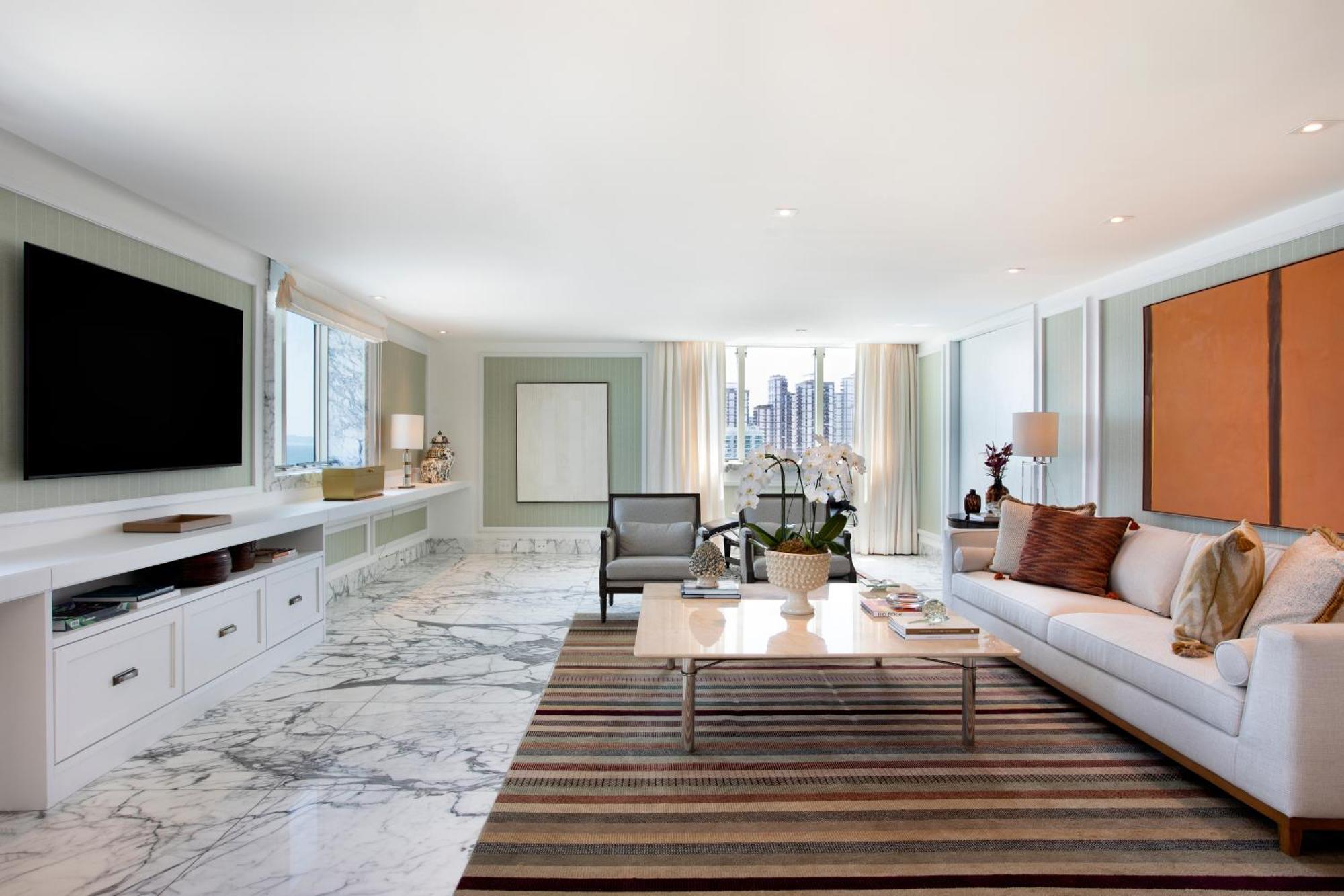 Windsor Barra Hotel Rio de Janeiro Esterno foto A living room at The Ritz-Carlton, Hong Kong